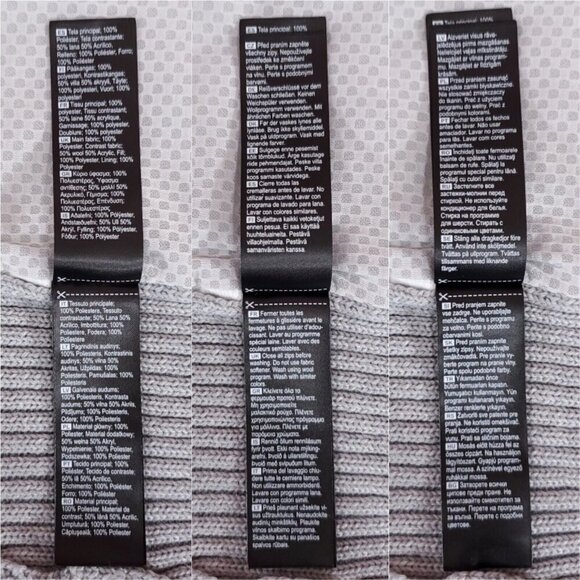 Bjorn Daehlie Womens Size XL Sweater Half Zip Comfy White Gray Wool Blend - Picture 13 of 15